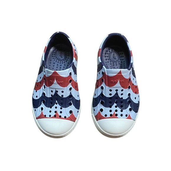 Native Patriotic Waves Print Shoes 6 infant - Picture 1 of 11